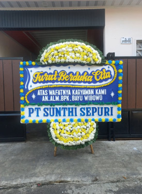 Papan Bunga Duka di Jarai