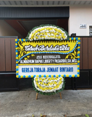 Papan Bunga Duka di Jarai